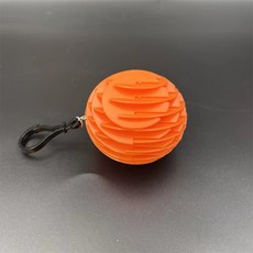 3D解壓彈力網 減壓發洩彈性網玩具, 1個, 彈力網鑰匙扣橙色