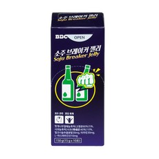 소주 브레이커 젤리 사과맛, 10개, 15g