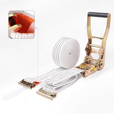 신명자동바 이트랙 긴 레일후크 자동바 깔깔이바 50mm 화물차 윙바디 탑차용, 1세트, 화이트