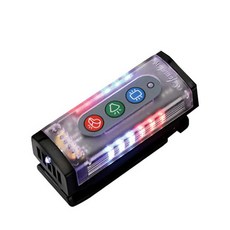 세이프메이트4 LED 전자 호루라기, 혼합색상, 1개