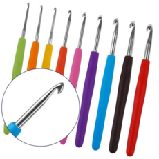 뜨개하다 모사용 코바늘 실리콘 그립 뜨개바늘