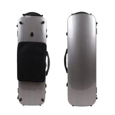 高檔超輕碳纖維小提琴琴盒包：輕便雙肩背帶款, 銀色密碼鎖, 1個