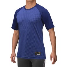 [미즈노 야구복] 미즈노 웨어 여름용 언더셔츠 미즈노 프로 스튜던트 베이스볼 쿠게키와 호환 가능 로우넥 반팔 12JA9P02