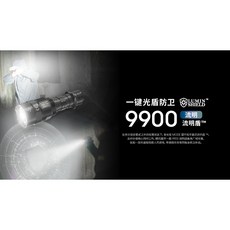 電筒王 Nitecore TM9K PRO/TAC 9900流明強光戰術手電筒，一鍵流明盾，戰術雙尾按, 1個, TM9K PRO