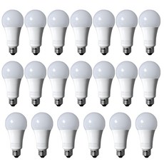 번개표 LED 전구 12W 화이트, 주광색, 20개