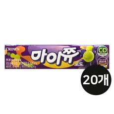 크라운 마이쮸 포도, 44g, 20개