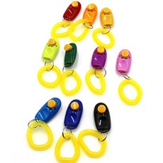 강아지훈련클릭커 애완견훈련똑딱이 산책 강아지칭찬클리커 간식 배변훈련딸깍이, 1개