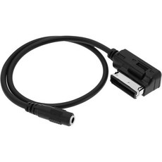 3.5mm 암 Female 케이블 교체품 벤츠 2008-2016 호환 MI 포트 to 음악 인터페이스 어댑터 USA, 3.5mm 암 Female 케이블 교체품 벤츠 2008