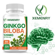XEMENRY 銀杏葉萃取 120mg 膠囊, 120組