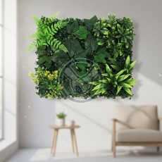 가리 벽장식 인조잔디 60x40cm 아이비 고사리