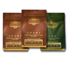 CATOPIA樂境 凍乾全齡貓鮮糧300G (3包1組), 1個, 野鮭x2+嫩雞x1, 900g, 雞肉+鮭魚