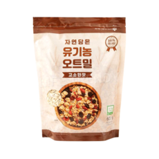 자연담은 국내산 유기농 오트밀 고소한맛, 600g, 1개
