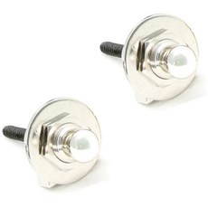 Pro Rock Gear by Floyd Rose 韓製 Strap Lock 安全背帶扣 鞍扣 七色, RGSL40 Nickel 鎳銀色, 1個