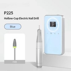 미니 코어리스 모터 네일 드릴 휴대용 경량 전문가용 살롱 도구, 1개, 5. P225 Blue