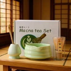 新款中式抹茶碗茶道套裝 茶筅 陶瓷打茶攪拌器, 套裝, 1個