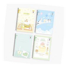 스프링 알림장 좁은칸 색상랜덤 1개 알림장노트 알림장공책 준비물