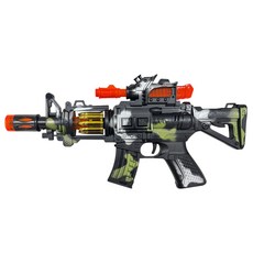 迷彩聲光玩具槍，兒童玩具步槍，逼真聲光效果，角色扮演必備, 迷彩, 1個