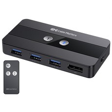 케이블이 중요한 USB 3.0 KVM 스위치 디스플레이포트 1.4는 8K@60Hz 4K@240Hz 디스플레이 포트 비디오 및 3X 5Gbps FreeSync G-SYNC HDR