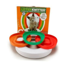 강아지 배변훈련기 반려동물 배변 패드 강아지 화장실 용품 고양이 위생 발판 변기 세트 도구, 블루 GD08792, 1