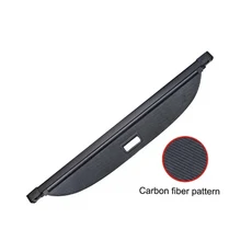 폭스바겐 VW 샤란 7N MK2 2011~2022 트렁크 카고 커버 러기지 트레이 수납 쉴드 커튼 파티션 매트 자동차, 01 carbon fiber