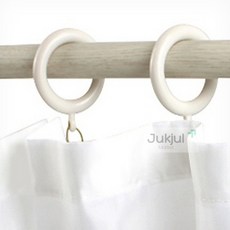 커튼링 (대) 40mm 7EA (아이보리), 7개, 아이보리