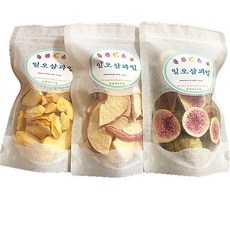 동결건조 복숭아칩 무화과칩 사과칩 3펙 170g, 1개