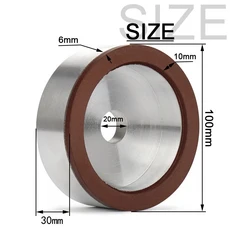 컵모양 다이아몬드 연마 그라인딩 휠 100mm 높이 세라믹 유리 옥 CBN 연삭용, 02 30mm Height