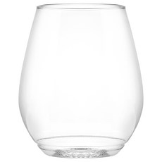 TOSSWARE 可疊塑膠紅酒O杯 18oz, 12個, 540ml