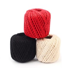 인테리어용 컬러 마끈 45g 노끈 포장끈 2합, 화이트, 1개