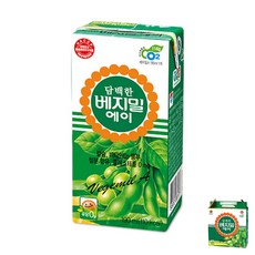 베지밀 에이 담백한 두유, 190ml, 16개