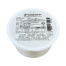 지오이엘라 다모레 부라타 치즈 100g 냉동 치즈, 1개