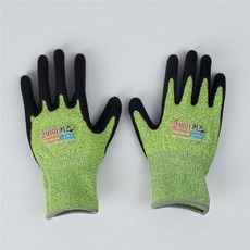 어린이장갑 코팅 장갑 목공체험 승마 캠핑 야외 체험, 그린, 1개
