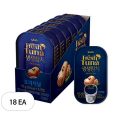 사조 생생 참치 오리지널, 115g, 18개