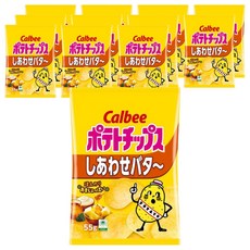 Calbee 卡樂比 幸福奶油洋芋片, 12個, 55g