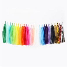 페이퍼태슬(5입) 메탈태슬(5입) 모음, 14.페이퍼태슬(5입)-모카