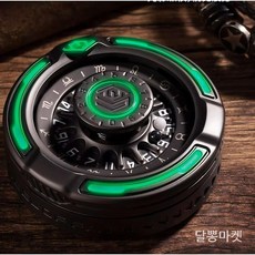 나침반 피젯 스피너 손가락 핑거 회전 키덜트 토이, 블랙