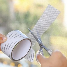 방충망 모기장 벌레차단 틈새 보수 시트 테이프, 화이트, 1개