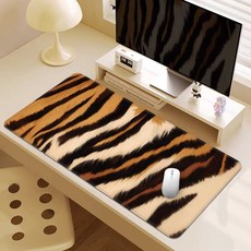 대형 게이밍 마우스 장패드 데스크매트 두꺼운, 1개, 900x400 4mm 패턴3