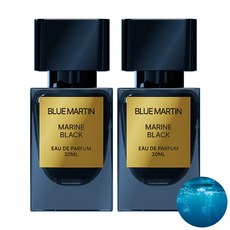 블루마틴 마린블랙 니치향수 은은한 남자향수 시트러스 시원한 남성향수, 30ml, 2개