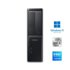 삼성 컴퓨터 본체 10세대 사무용 데스크탑 윈도우11 슬림 PC 인텔 i5 8G/16G메모리 250G/500G NVMe SSD장착, 본체만 i5-10400, WIN11 Pro, 256GB, 16GB, 블랙