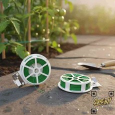 커터기 타이 원예용 식물 덩굴 지지 고정끈 결속선 롤타입, 1개