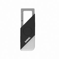 SABRE 2合1高分貝SOS隨身警報器 LED手電筒 個人安全警報 緊急照明, 黑色, 1個