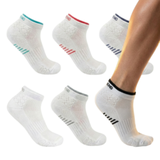 타이트엔드 남성용 원바운딩 이중목 스포츠양말 6켤레, 혼합색상, 1세트