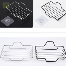 보통사람C군 다용도 부착식 받침대 주방세제받침대, 블랙