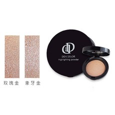 DD COLOR 美肌立體高光修容餅, 1個, 01象牙金, 象牙金