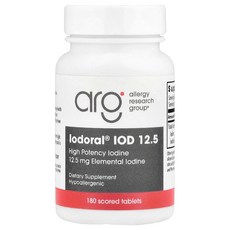 Optimox Iodoral® IOD 12.5 12.5 mg 180 Scored Tablets, Optimox, Iodoral® IOD 12.5, 1, 1개, 180정