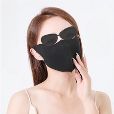 남녀공용 쿨링 여름 햇빛 차단 가벼운 마스크 통기성, 1개, 핑크