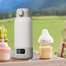 씽크라이프 무선 가열 텀블러 휴대용 충전식 전기포트 316 스테인리스 10400mAh 보온병, VS104