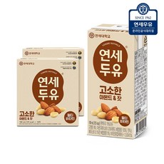 연세우유 [연세두유] 고소한 아몬드n잣 두유32팩, 200ml, 32개