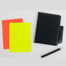 축구심판용 경고카드세트 레드카드 옐로우카드 집계지, 단품, 1개